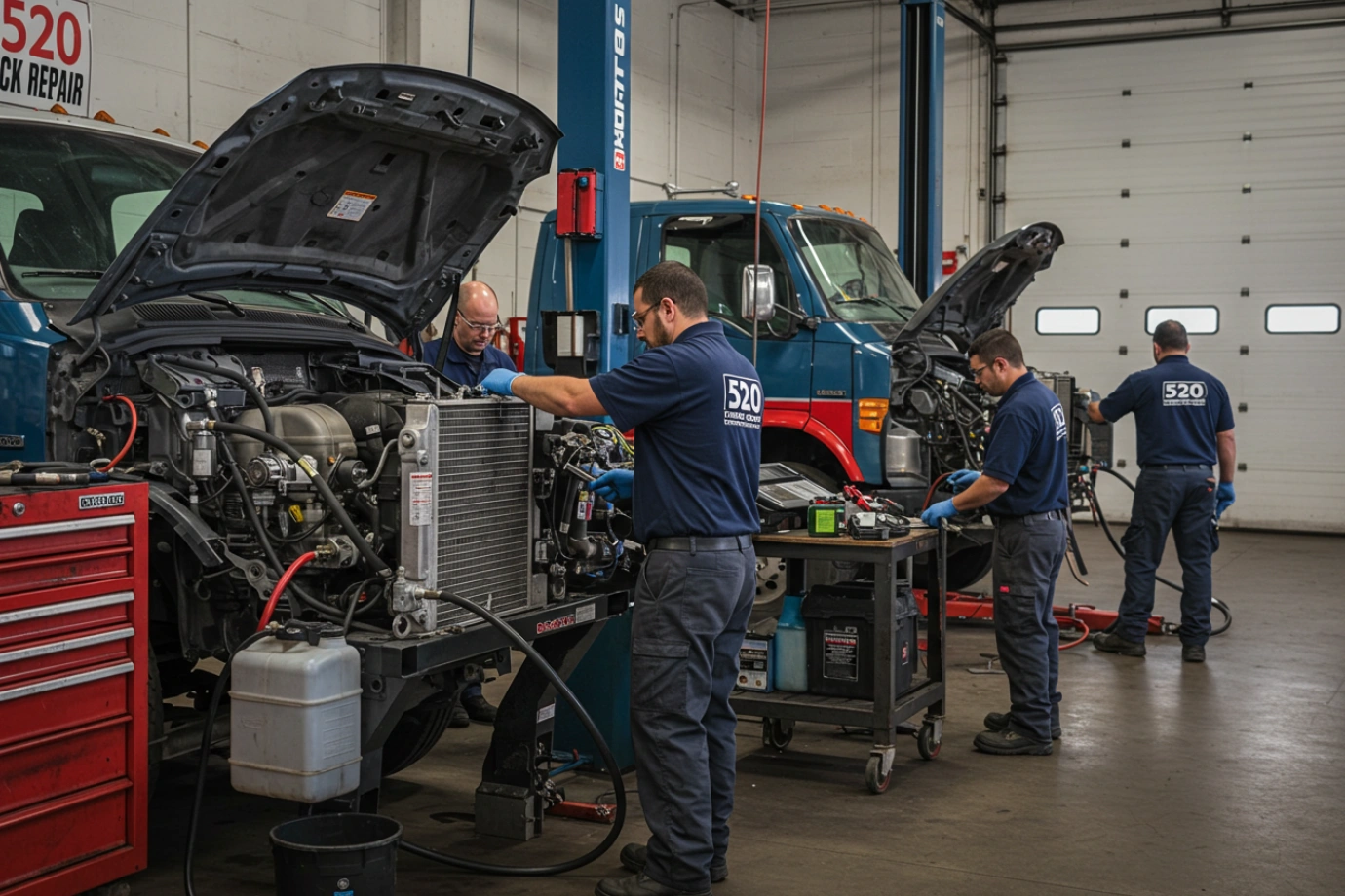 Truck Cooling and Fuel System in Tucson